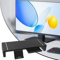 Höhenverstellbarer Monitorständer mit Schublade – Stravon