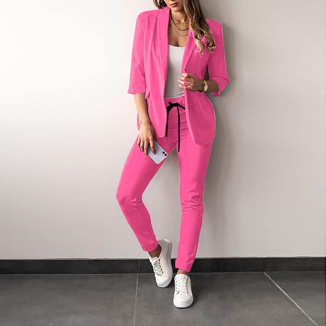 2-teiliges Stretch-Damenanzug mit Blazer - Vivian