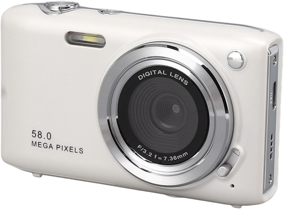4K Kompakte Digitalkamera mit 58MP Fotos und 16-fachem Zoom – Lumora