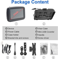 Tragbarer Motorradmonitor mit 5" (12,7 cm) IPS-Bildschirm – RideMate