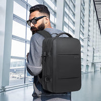 Erweiterbarer 26–45L Wasserdichter Reiserucksack mit Laptopfach & Duffle-Option