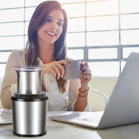 Elektrische Kaffee- und Gewürzmühle mit abnehmbarem Becher – BrewMate