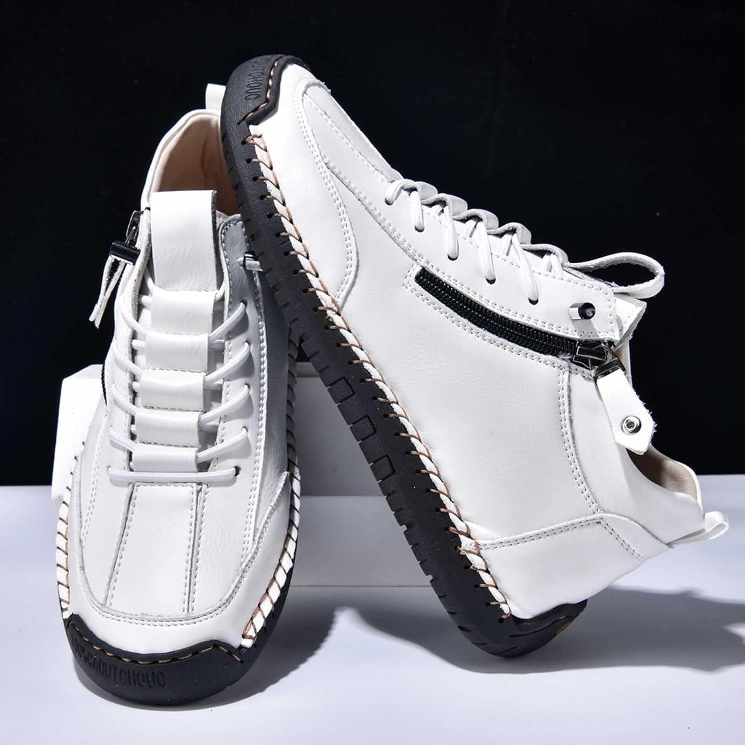 Leder Mid-Top Sneakerboots – Andreas Oktoberfest 2025