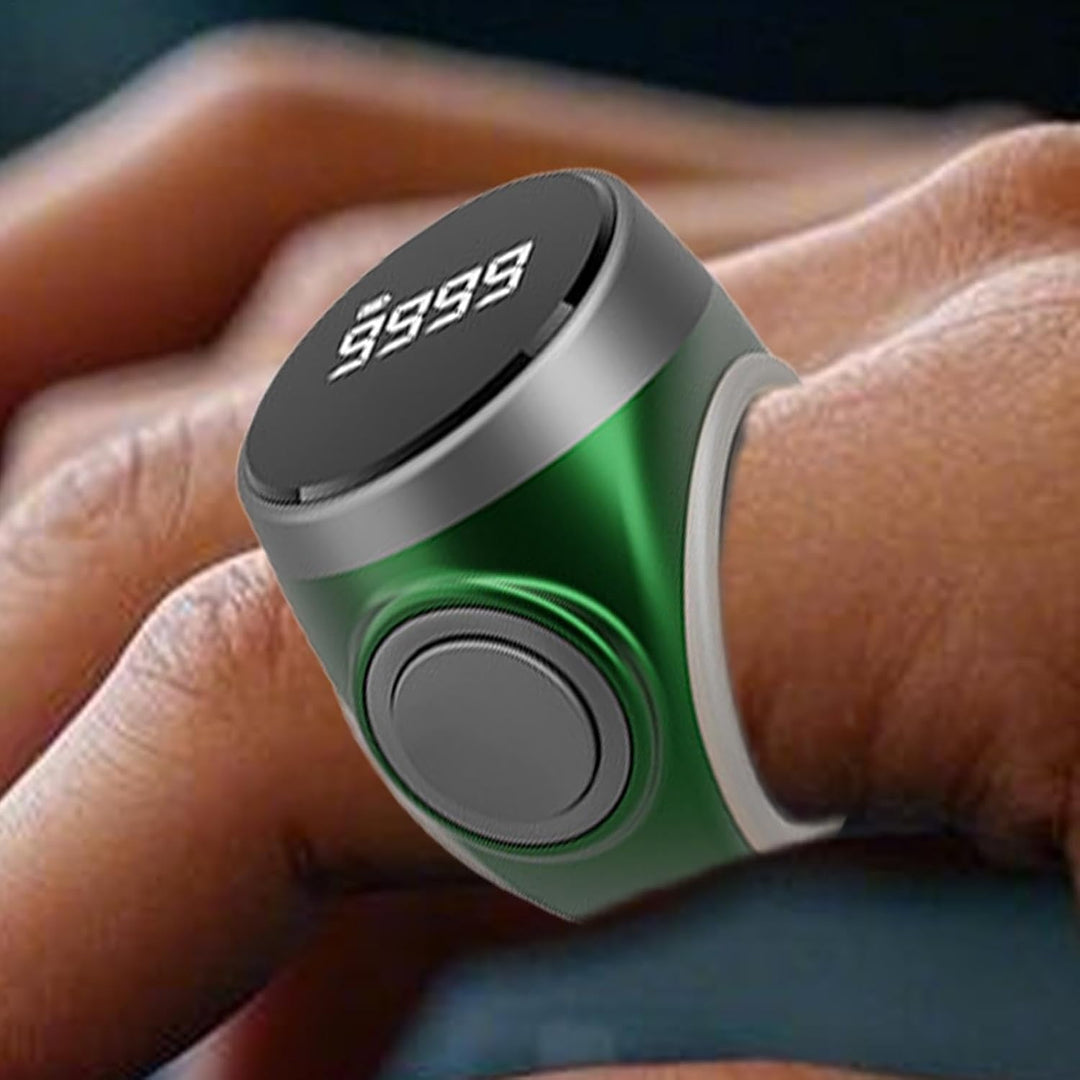 4-stellig aufladbarer digitaler Fingerzähler-Ring (1+1 GRATIS) – Calmero