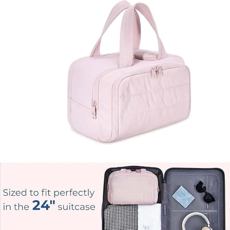 Reise-Kosmetiktasche – Große wasserdichte Kulturbeutel- und Make-up-Organizer (4-in-1) – Selvane