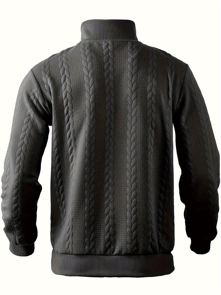 Vintage Herrenpullover mit Reißverschluss – Victor