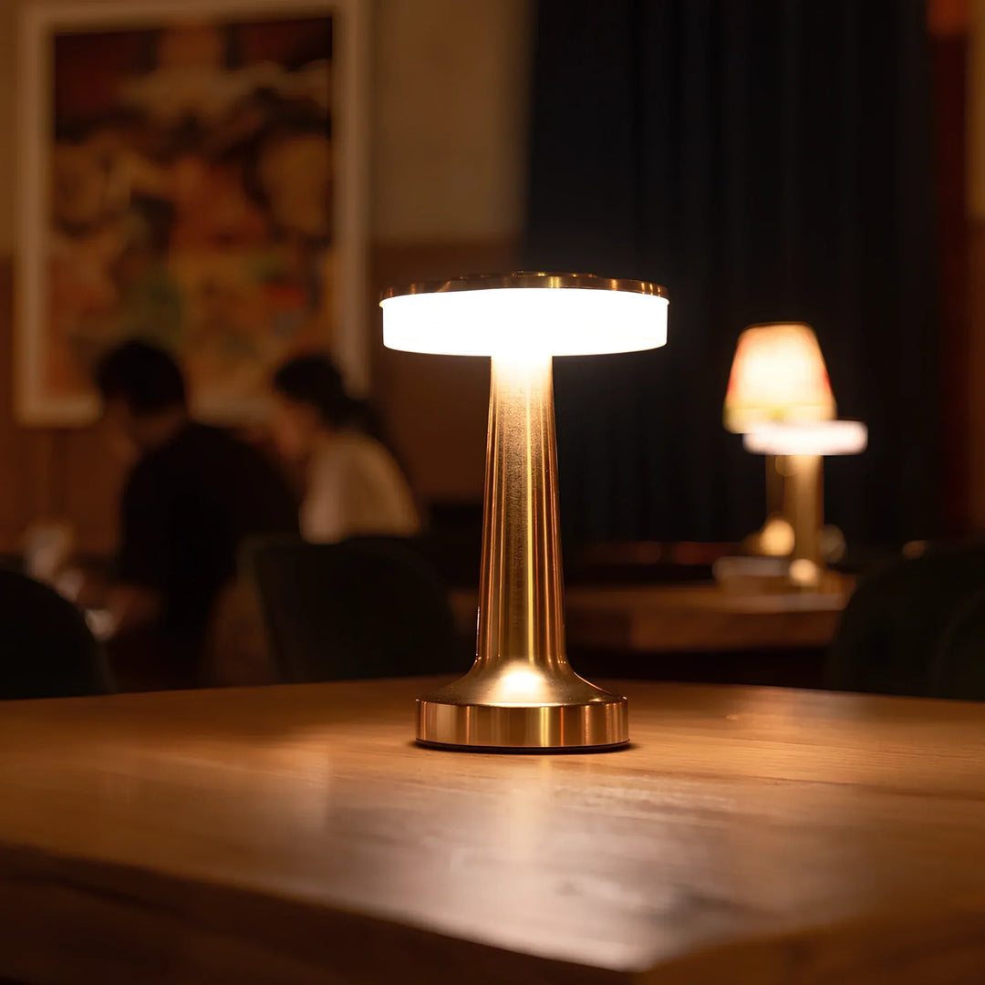 Drahtlose Retro Tischlampe - LumiBar