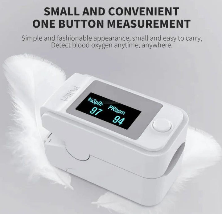 Nicht-invasives Finger-Oximeter mit LED-Display – PrecisionPulse
