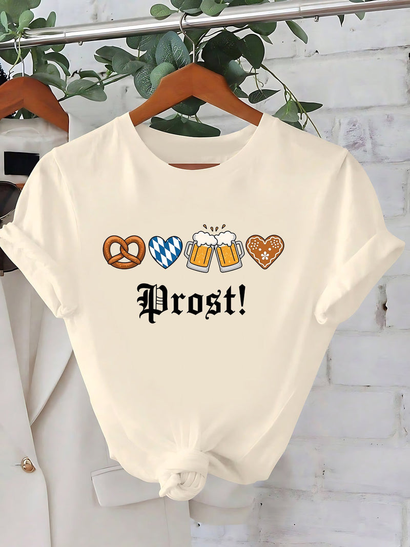 Damen Kurzarm T-Shirt – Anneliese Oktoberfest 2025