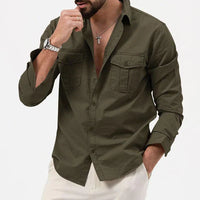 Stylische Herren Cargo Hemd - Tobias