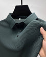 Herrenpolo aus atmungsaktivem Mesh – Matteo