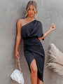 Trendige Seidenfestkleid - Celina