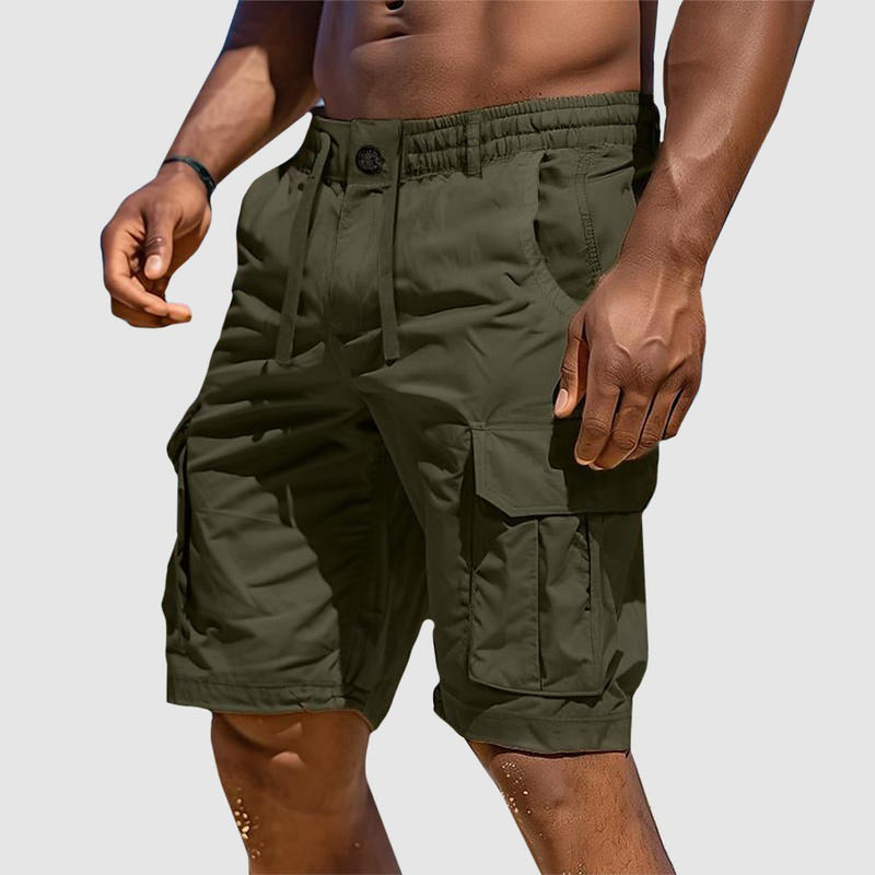 Sommerliche Herren-Cargoshorts aus Baumwollmischung – Rafael