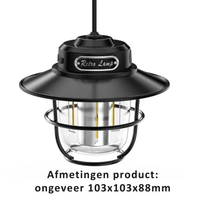 Tragbare LED-Campinglampe – VintaGlow