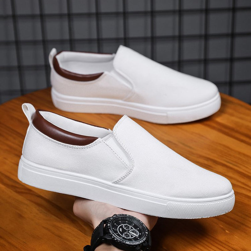 Slip-On-Herrenschuhe aus Canvas – Lennard