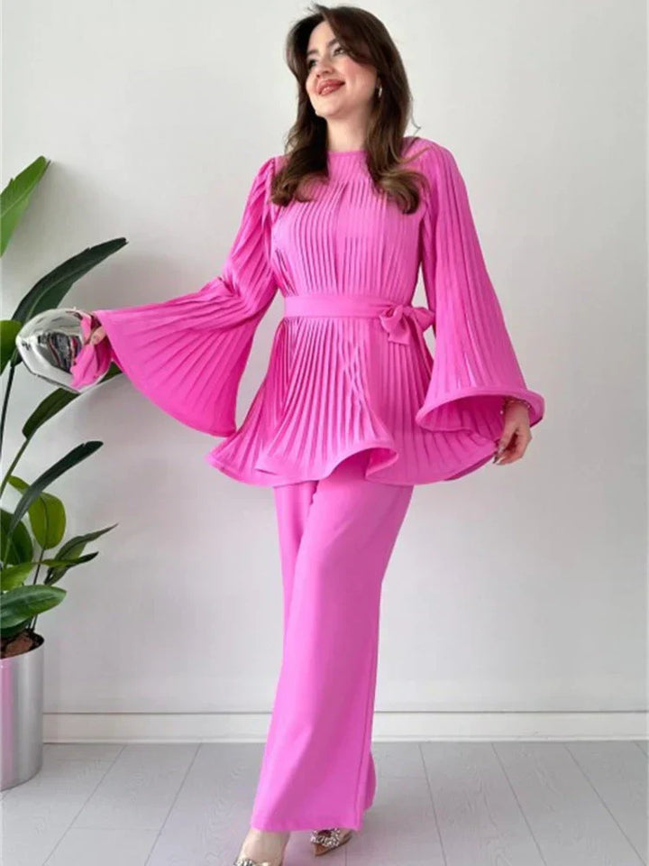 Damen Falten Kleidungsset – Selene