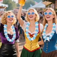 24 Stück Oktoberfest Deko-Ketten – BavariaBlüten Oktoberfest 2025