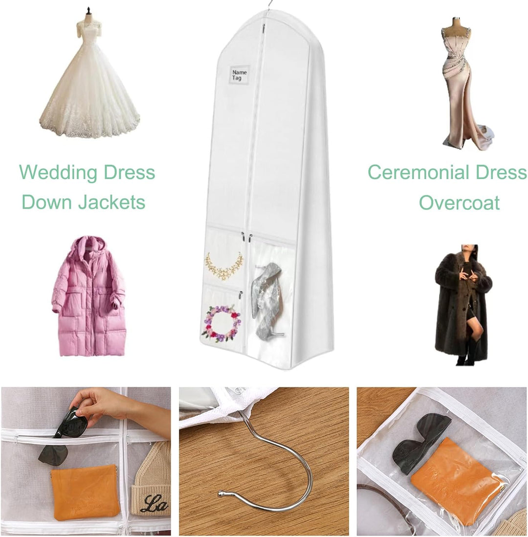 Brautkleid-Aufbewahrungsset in voller Länge – Staubdichte Brautkleid-Hülle