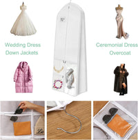 Brautkleid-Aufbewahrungsset in voller Länge – Staubdichte Brautkleid-Hülle