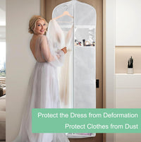 Brautkleid-Aufbewahrungsset in voller Länge – Staubdichte Brautkleid-Hülle
