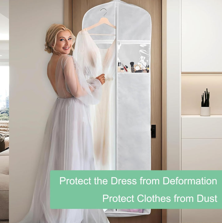 Brautkleid-Aufbewahrungsset in voller Länge – Staubdichte Brautkleid-Hülle