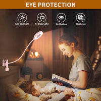 3 Farbmodi LED Schreibtischklemmlampe mit flexiblem Schwanenhals – Selvara (1+1 KOSTENLOS)