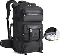 50L Flugbereiter Konvertierbarer Reiserucksack mit Schuhfach & USB-Anschluss