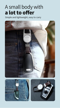 Smart Anti-Lost Locator Schlüsselanhänger – Echtzeitverfolgung mit Find My – Zeyora