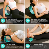 Back Roller Rad Set von 4 mit Yoga-Blöcken – Artheva