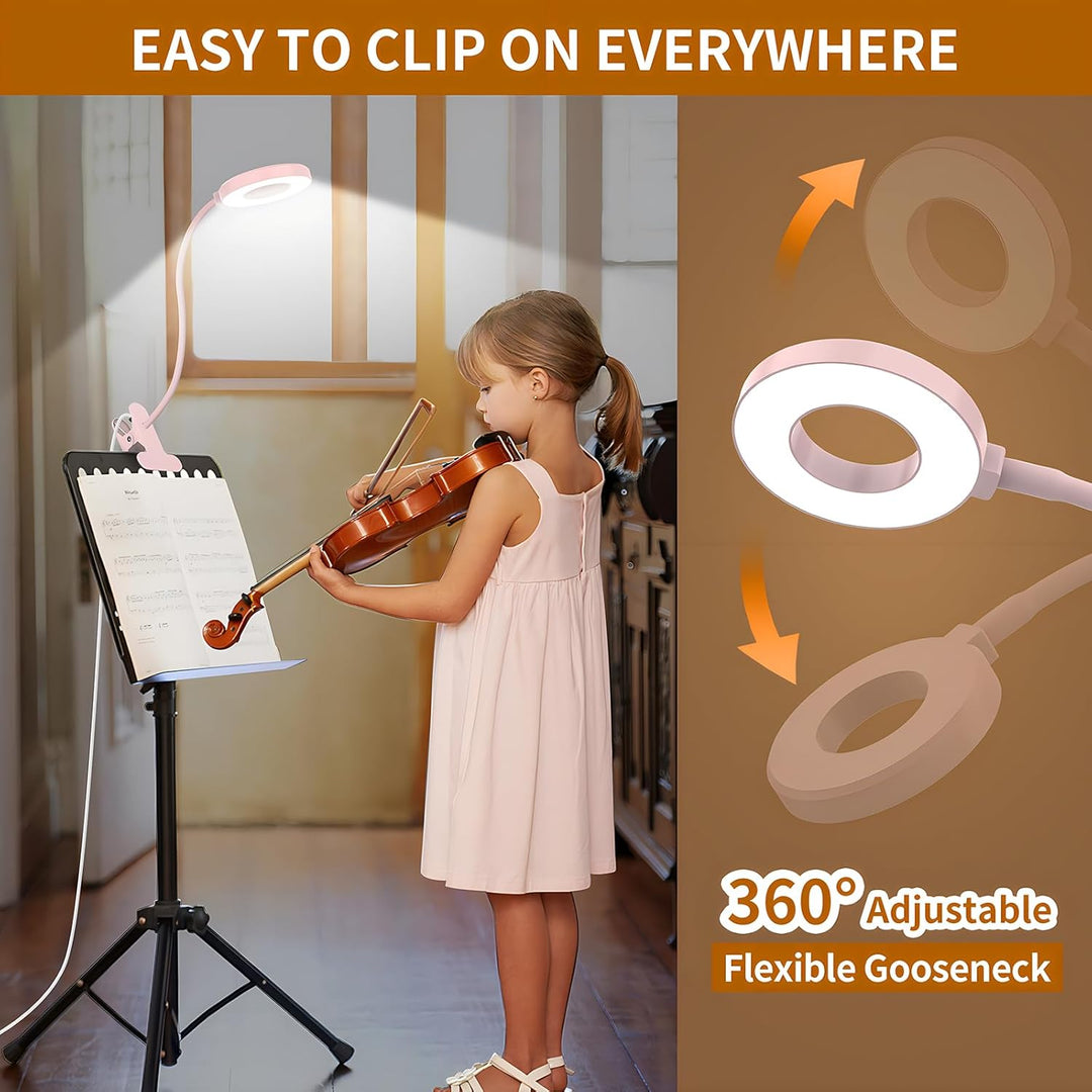 3 Farbmodi LED Schreibtischklemmlampe mit flexiblem Schwanenhals – Selvara (1+1 KOSTENLOS)