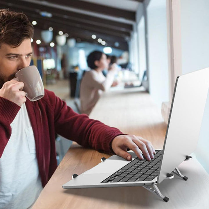 Verstellbarer Laptopständer – Faltbare Kühlhalterung für Notebooks für Büro und Reisen – Orvane