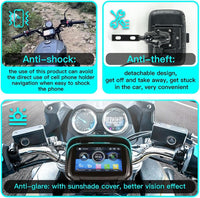 Tragbarer Motorradmonitor mit 5" (12,7 cm) IPS-Bildschirm – RideMate