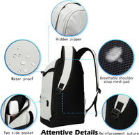 Dun 15,6" Reise- und Arbeits-Laptop-Rucksack mit Organizer-Fächern