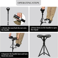 Klappstock mit Sitz – StepMate