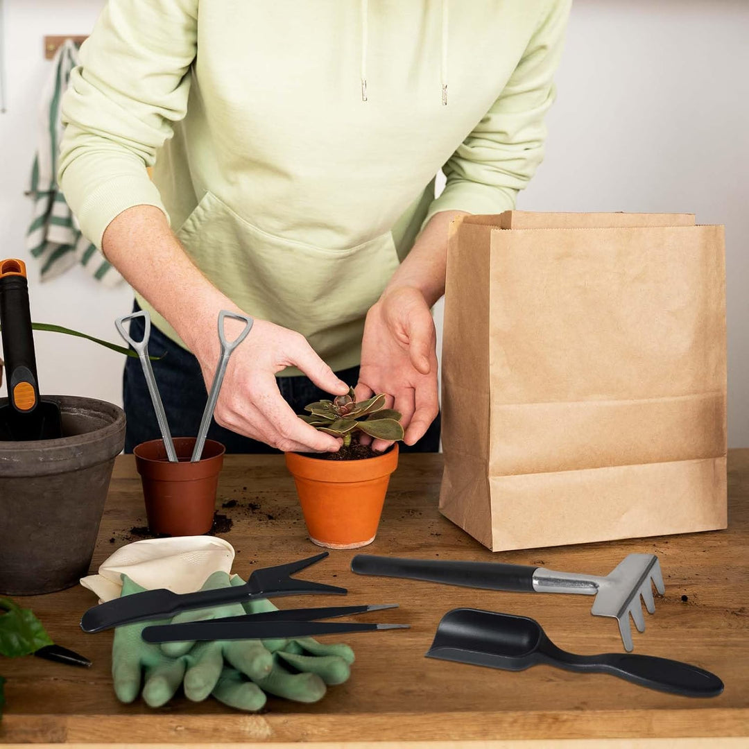 12-in-1 Sukkulententools Set mit Aufbewahrungstasche für die Innenraumbegrünung