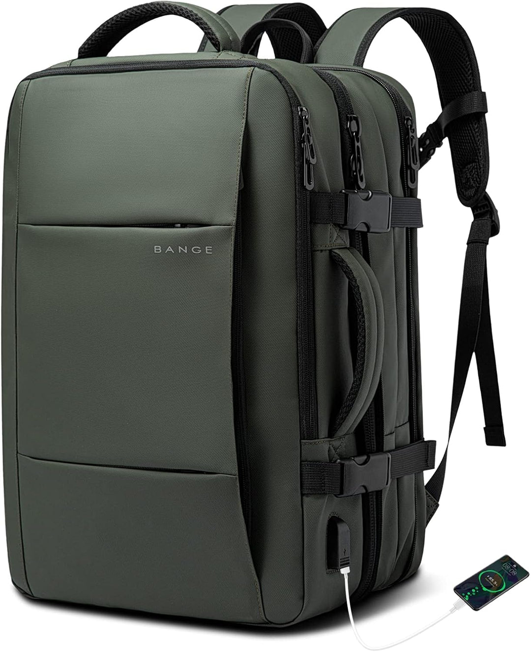 Erweiterbarer 26–45L Wasserdichter Reiserucksack mit Laptopfach & Duffle-Option