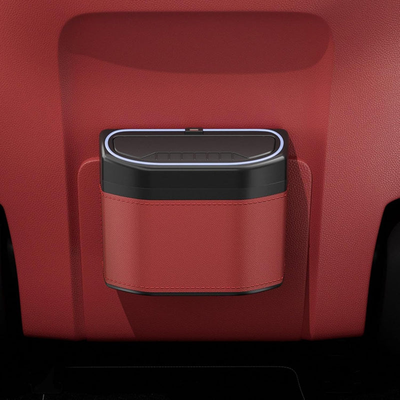 Geruchsdichter Auto-Mülleimer mit Touch-Licht – Lurevo