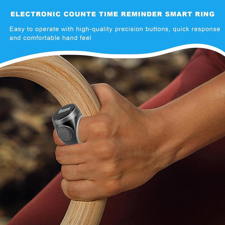 4-stellig aufladbarer digitaler Fingerzähler-Ring (1+1 GRATIS) – Calmero