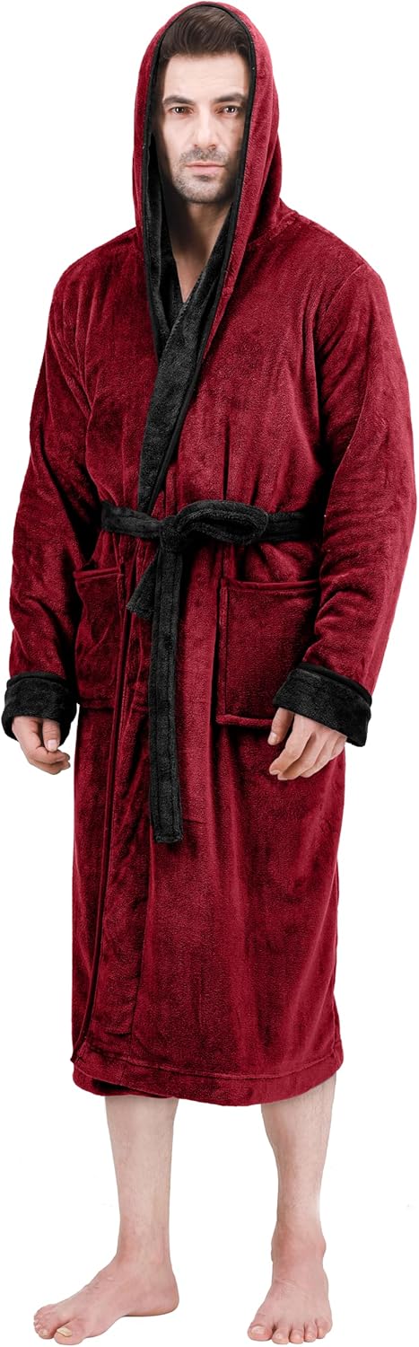 Comfortabele Heren Fleece Badjas - Harry