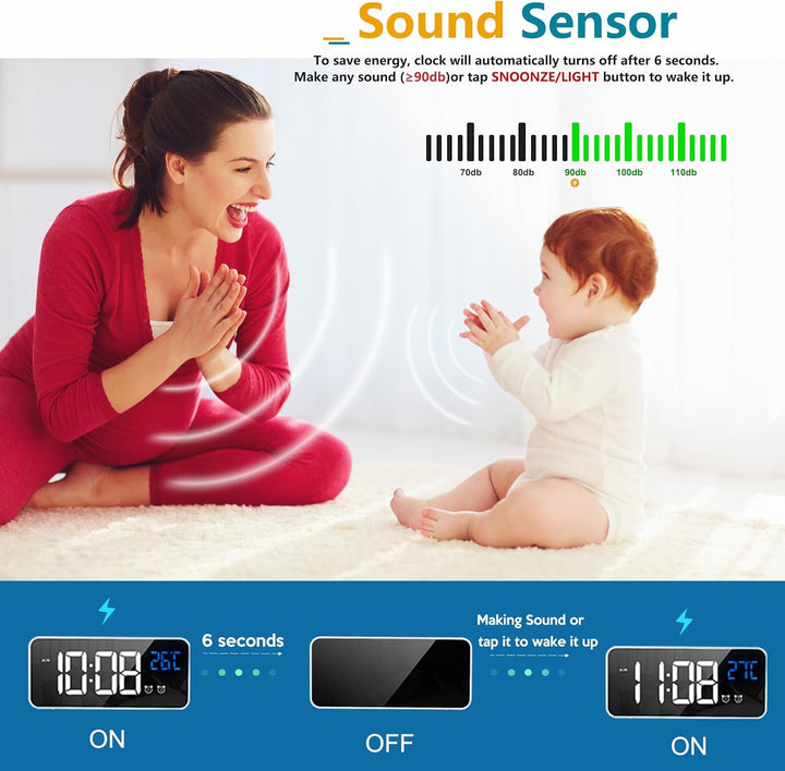 11,5-Zoll Digitaler Kalender Tagesuhr mit 19 Erinnerungen – Claryon