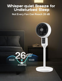 Einstellbarer Standventilator mit 3D-Oszillation – Aerion