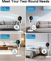 Einstellbarer Standventilator mit 3D-Oszillation – Aerion
