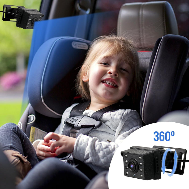 Babymirror mit 1080P Kamera & 4,3'' Bildschirm – Solvian