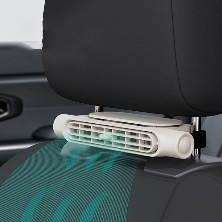 3 Geschwindigkeiten USB Auto Kühlventilator & Kopfstützenhalter – AutoBreeze (1+1 GRATIS)