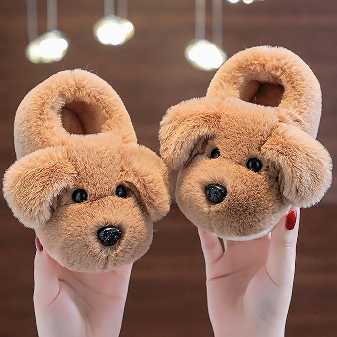 Kinder Hausschuhe mit Puppy-Design – PuppyPaws