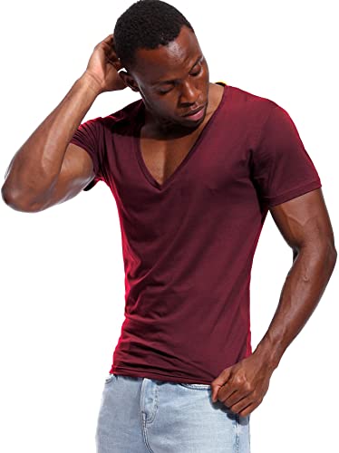 Lässiges & Figurbetontes Herren V-Ausschnitt T-Shirt – Jonas