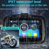 Tragbarer Motorradmonitor mit 5" (12,7 cm) IPS-Bildschirm – RideMate
