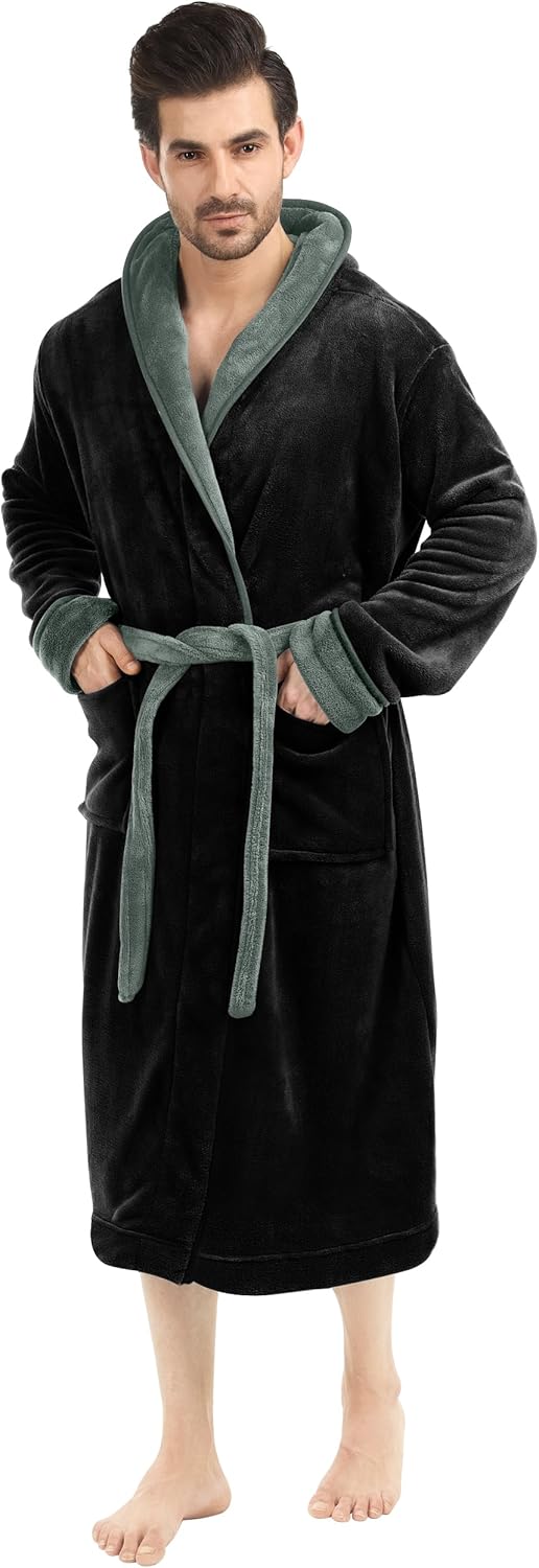 Comfortabele Heren Fleece Badjas - Harry
