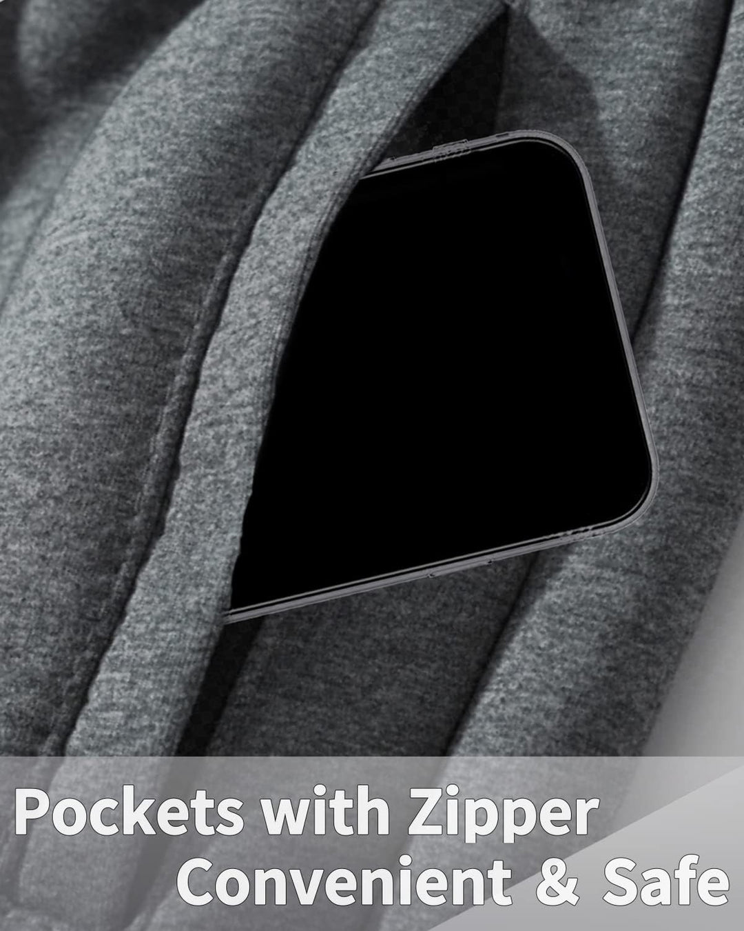 Heren Gevoerde Wintersweatpants - CozyFit
