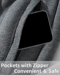 Heren Gevoerde Wintersweatpants - CozyFit